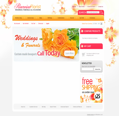 florist website design
